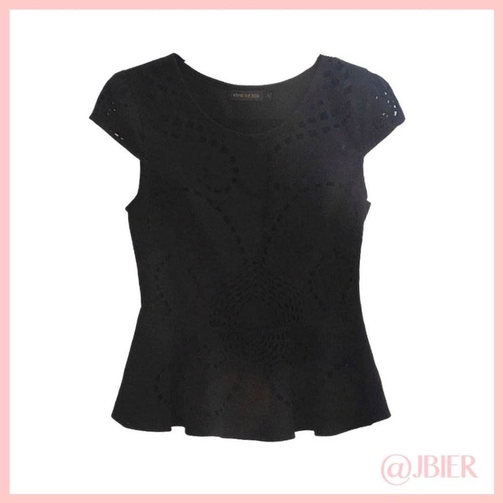 Kiwi Tucker Peplum Blouse